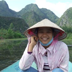Vietnam near Perfume Pagoda southwest of Hanoi